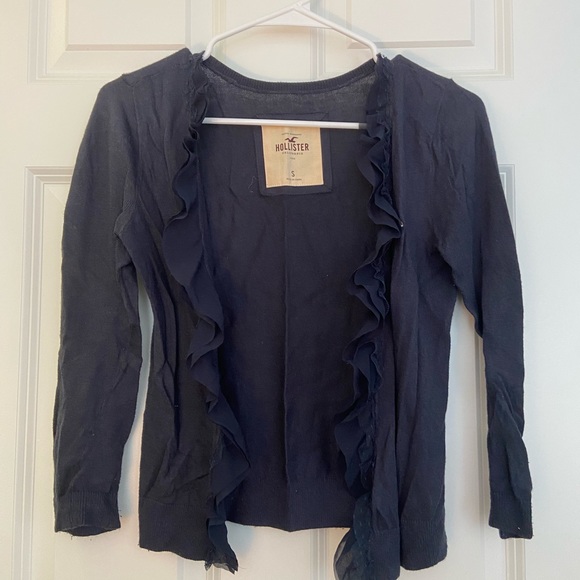Hollister Sweaters - Navy Hollister Cardigan